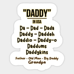 father's day, Dad Names in USA, Father's gifts, Dad's Day gifts, father's day gifts Sticker